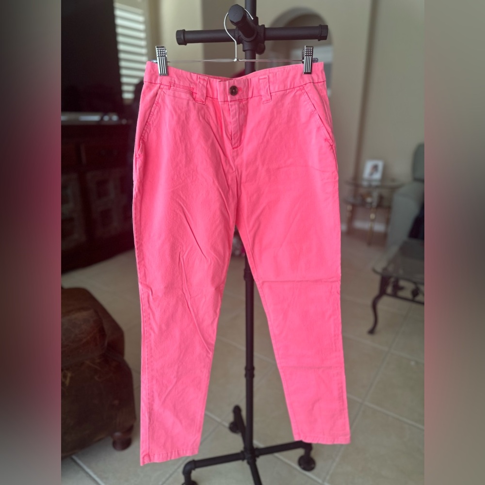 Hot pink jeans